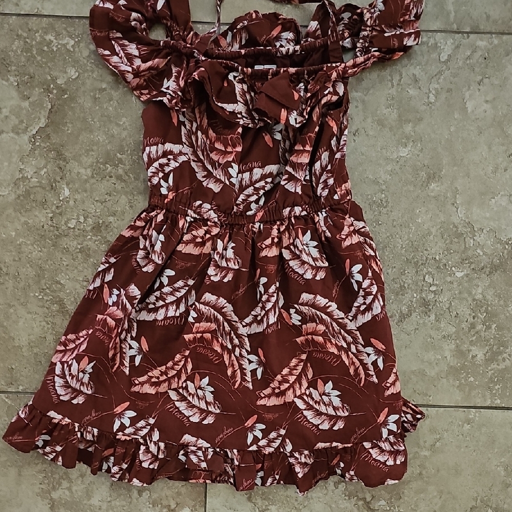 Janie and Jack Burgundy Floral Dress